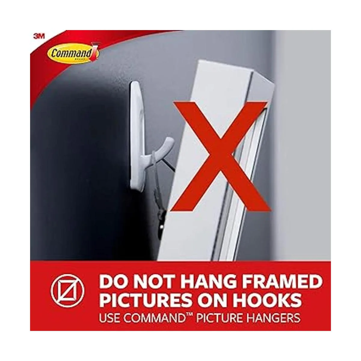 Command Ganchos de palanca de alambre pequeños ganchos de