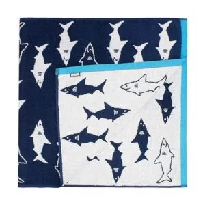 ORIGINAL KIDS Juego de 6 toallas Baño Shark Attack 2