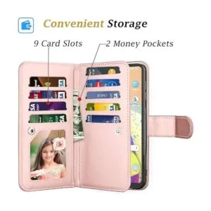 Takfox Funda para Samsung Galaxy A21 funda tipo cartera_2