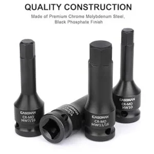 CASOMAN Juego de brocas hexagonales de impacto Master de