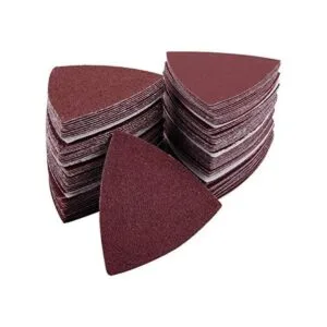 AUSTOR 120 piezas de papel de lija triangular hojas de_2