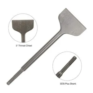 Sabre Tools SDS Plus Juego de cinceles de 4 piezas punta