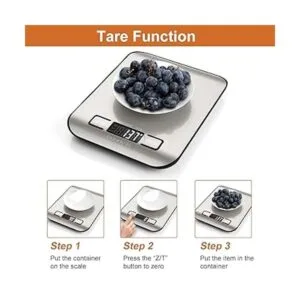 Crownful Báscula digital de cocina para alimentos 11 lb_4