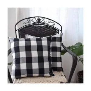 HOPLEE Juego de 4 fundas de almohada de verano de 18 x 18