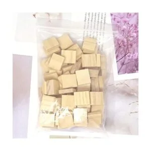 Honbay 100 piezas de madera en blanco sin terminar en