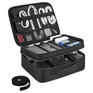 BAGSMART Organizador electrónico bolsa grande para cables_1