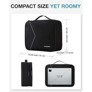 BAGSMART Organizador electrónico bolsa grande para cables_6