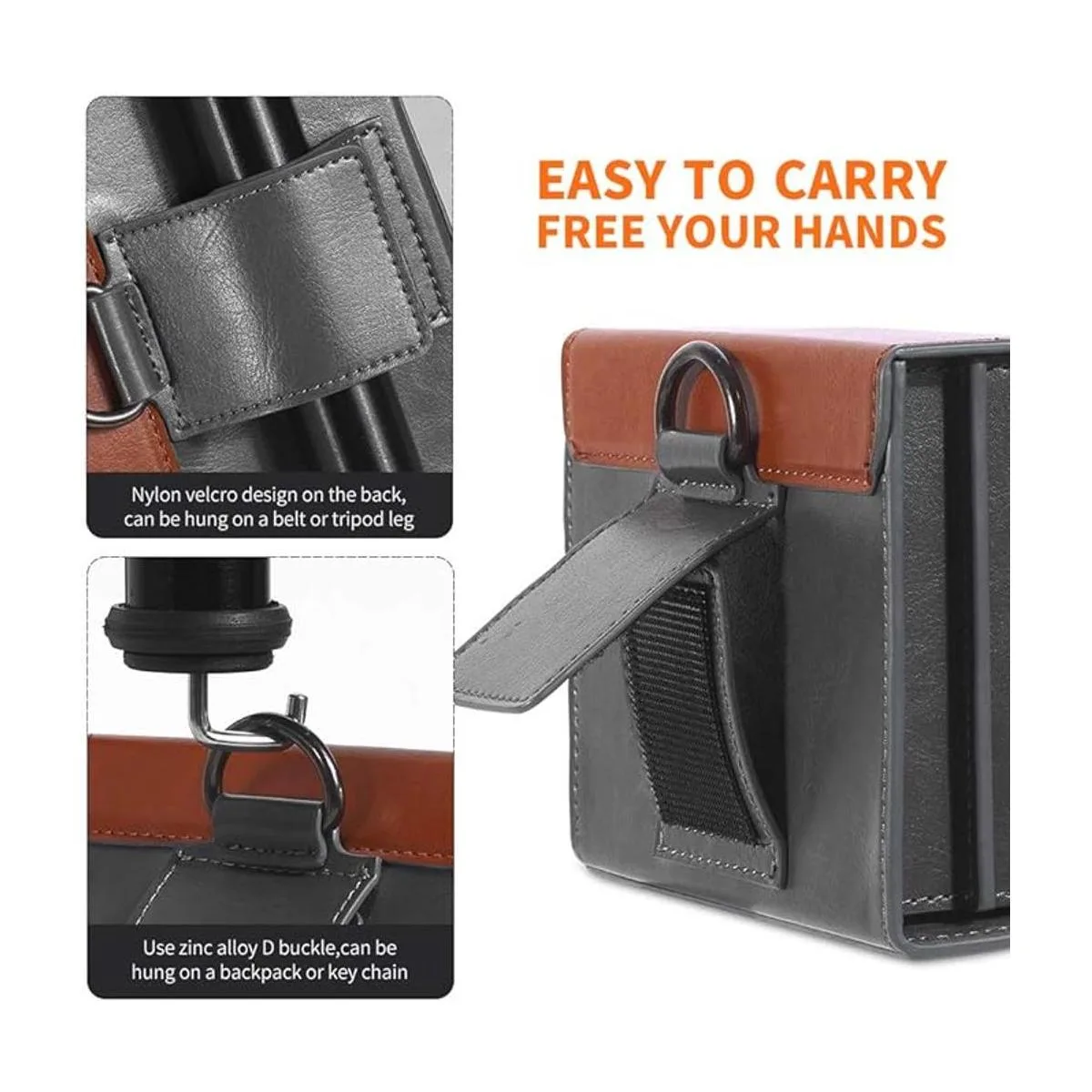 KF Concept Funda para filtro de lente bolsa de cuero_6