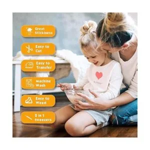 Paquete de 37 láminas de vinilo HTV termotransferible de