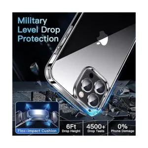 CASEKOO Funda para iPhone 12 Pro Max transparente No_3