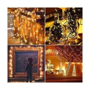 Tira de luces solares de Navidad 2 unidades 72 pies 200_5