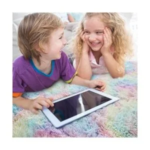 AROGAN Alfombras suaves de arco iris para habitación de