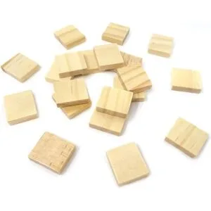 Honbay 100 piezas de madera en blanco sin terminar en