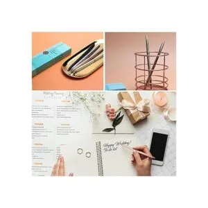 Oriday Bolígrafos de punta de bola de metal ligero 4_6