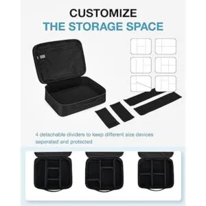 BAGSMART Organizador electrónico bolsa grande para cables_4