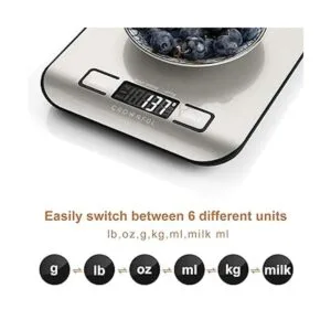 Crownful Báscula digital de cocina para alimentos 11 lb_2
