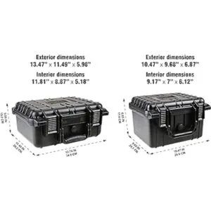 Olympia Funda rígida impermeable de 13.47 pulgadas con_3