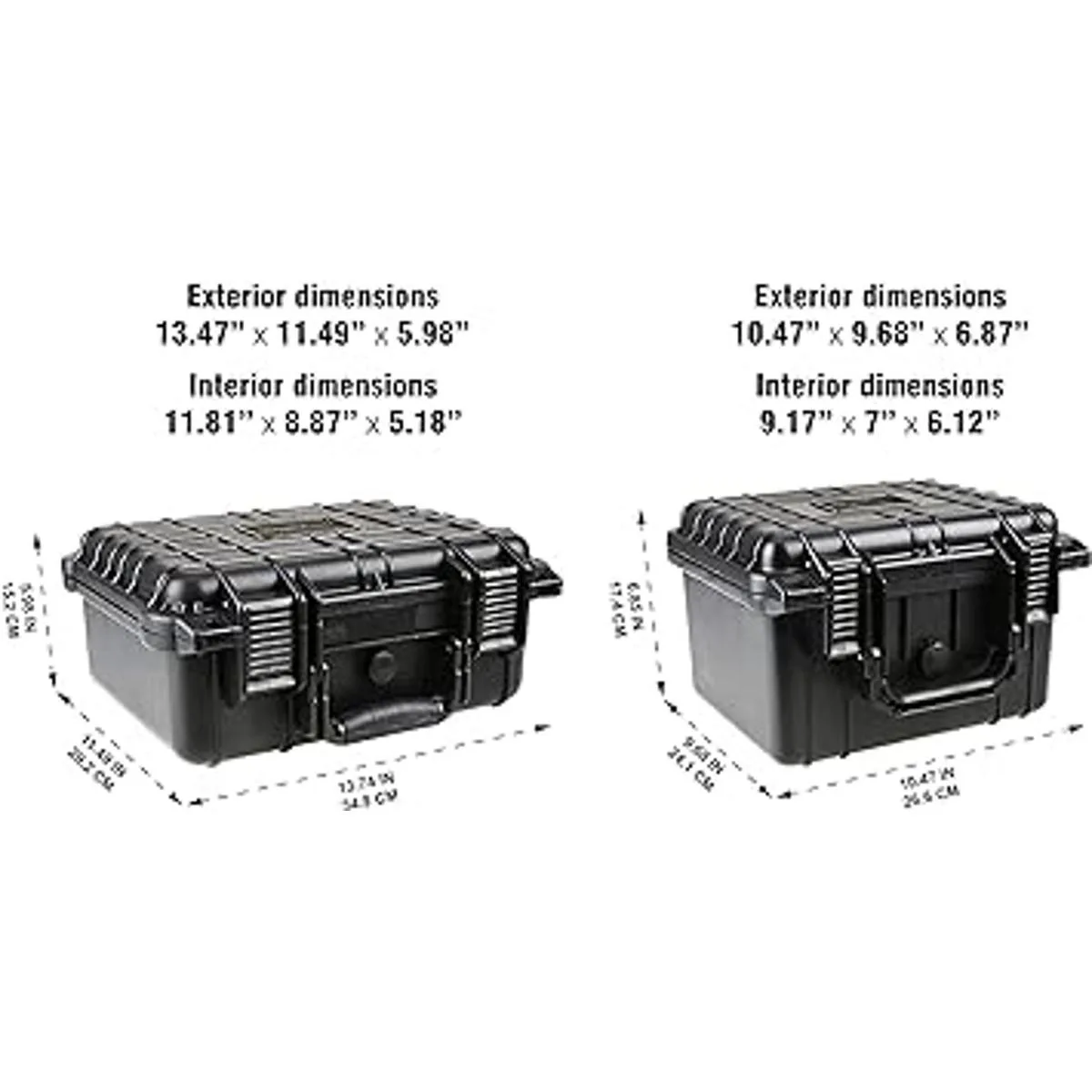 Olympia Funda rígida impermeable de 13.47 pulgadas con_3