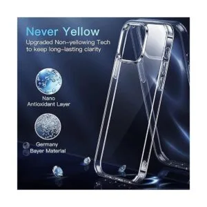 CASEKOO Funda para iPhone 12 Pro Max transparente No_2