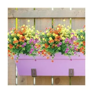 12 piezas de flores sintéticas para decoración de otoño al