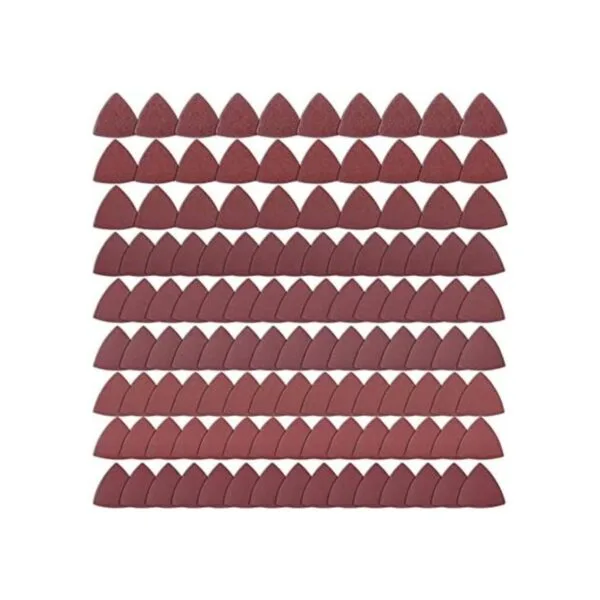 AUSTOR 120 piezas de papel de lija triangular hojas de_1