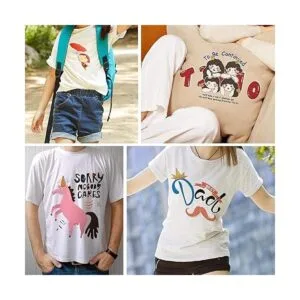 Paquete de 37 láminas de vinilo HTV termotransferible de