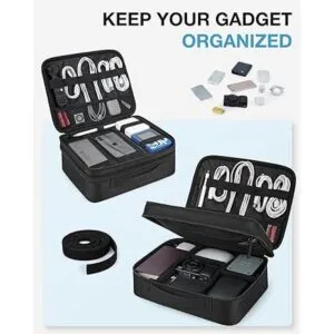 BAGSMART Organizador electrónico bolsa grande para cables_3