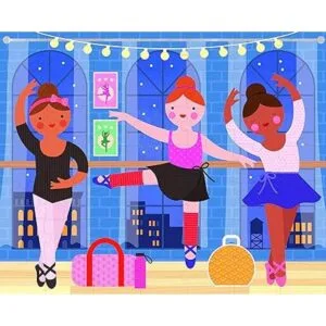 Petit Collage Bailarina de dos caras OnTheGo Puzzle 100_3