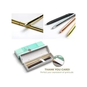 Oriday Bolígrafos de punta de bola de metal ligero 4_5