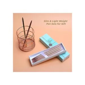 Oriday Bolígrafos de punta de bola de metal ligero 4_2