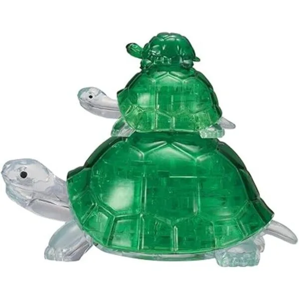 Bepuzzled Rompecabezas de cristal 3D tortugas 37 piezas_2
