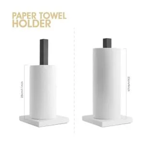 LUTAVOY Toalleros de papel de cocina con base de mármol_3