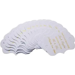 Kingsnow Paquete de 100 etiquetas de recuerdo de varita de_5