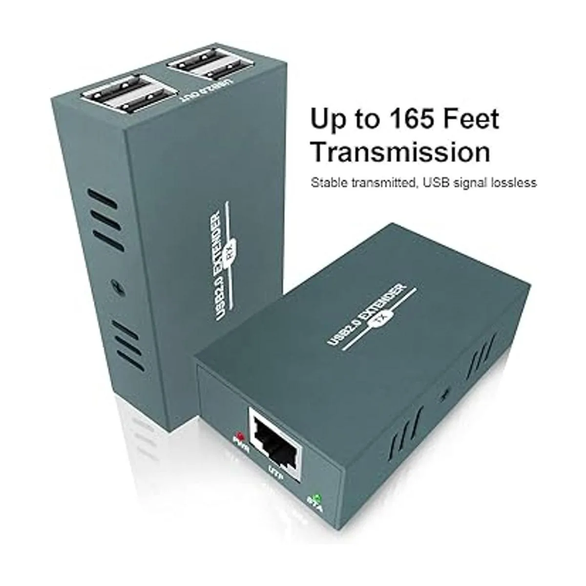 Extensor USB RJ45 LAN Extensión con 4 puertos USB 2.0_6