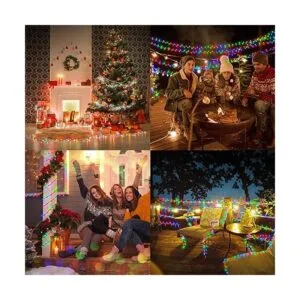 Tira de luces solares de Navidad para exteriores 2_6