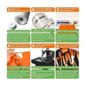 Paquete de 37 láminas de vinilo HTV termotransferible de