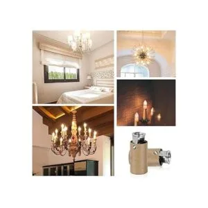 DiCUNO Enchufe de bombilla LED E12 reemplazo de enchufe_6