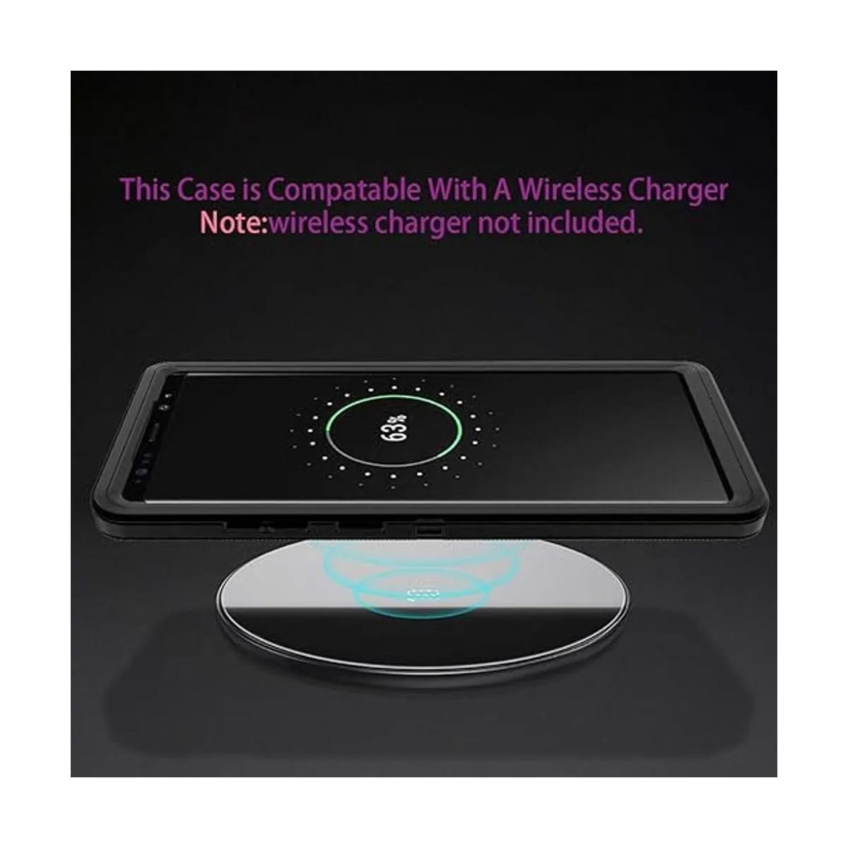 IHONVA Funda para Galaxy Note 8 a prueba de golpes contra_2