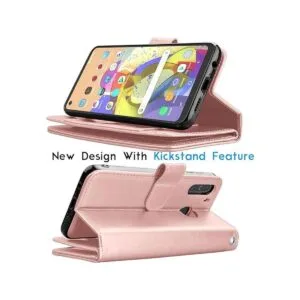 Tekcoo Funda para Galaxy A21 funda tipo cartera cuero_4