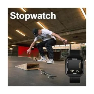 Reloj de buceo digital de 10 ATM con correa de acero