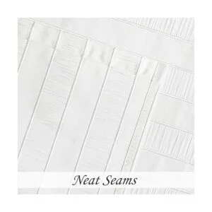 Central Park Cortinas de ducha blancas recogidas con_5