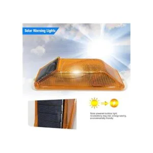 RISOON Luz de advertencia solar estroboscópica lámpara de_2