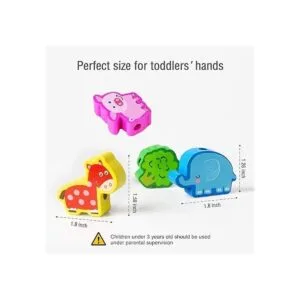 Montessori Juguetes educativos de cuentas de madera para_5