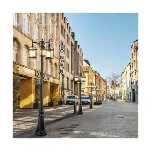 PARTPHONER Lámpara para exteriores de 3 cabezales jaula_3