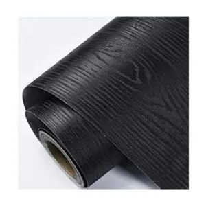 Papel tapiz negro de 17.7 x 118 pulgadas papel de_1