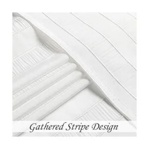 Central Park Cortinas de ducha blancas recogidas con_4