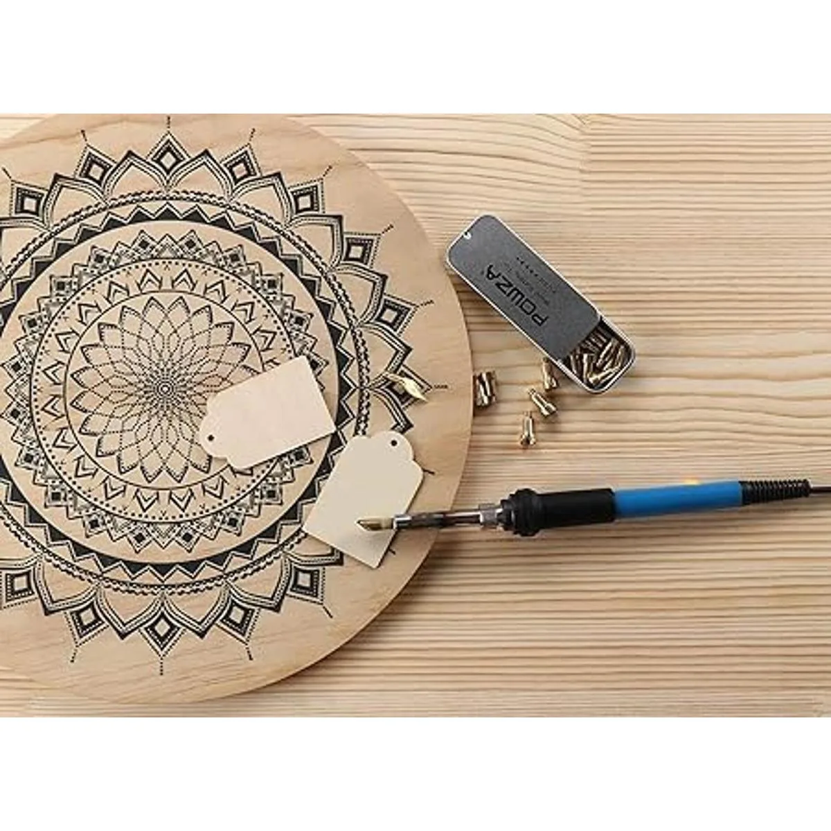 Kit de 72 piezas de combustión de madera para_4