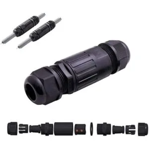 Conector de caja de derivación de 3 pines resistente al_2