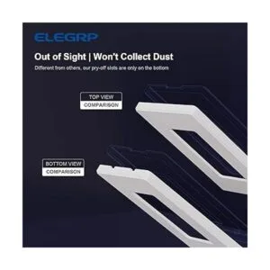 ELEGRP Placas de pared decorativas sin tornillos de 1_3