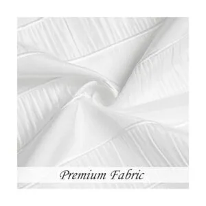 Central Park Cortinas de ducha blancas recogidas con_6